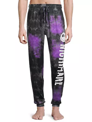 Nightmare Before Christmas Mens Jack The Nightmare Jogger Lounge Pants New 2XL • $9.99