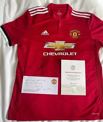 Paul Pogba Signed Manchester United Shirt 2017/18 Man Utd With COA • £250