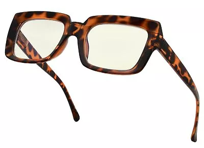 Computer Glasses - Blue Light Filter Eyewears Women - UV420 Protection Oversi... • $19.35