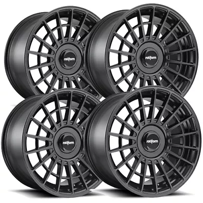 (4) Rotiform R142 LAS-R 19x8.5 5x100/5x112 +45 Matte Black Wheels Rims 19  Inch • $1612