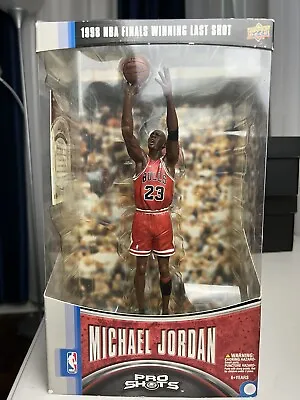 Upper Deck  Pro Shots Michael Jordan 1998 Finals Winning Shot Figure !! • $150