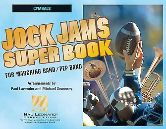 Jock Jams Super Book - Cymbals Contemporary Marching Band • $4.47