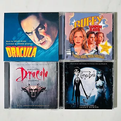 Vampire Soundtrack CD Lot Of 4 - Dracula - Buffy - Corpse Bride - Bram Stoker RE • $37.79