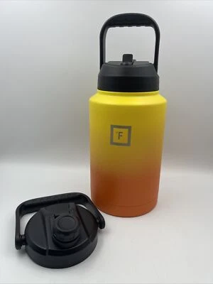 $44.48 • Buy Vacuum Insulated Stainless Steel One Gallon Water Bottle With Spout & Straw Lid