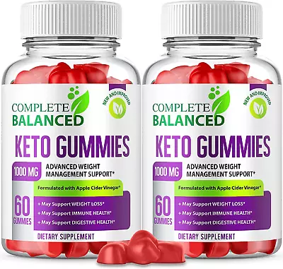 (2 Pack) Complete Balance Keto Gummies Complete Balance Keto Gummy S Complete Ba • $59.97