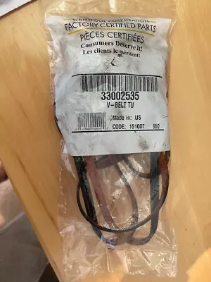 Whirlpool Factory Certified Wp33002535 V-belt Tu Made In Us-original Packaging • $11.99