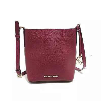 Auth MICHAEL KORS - Bordeaux Leather Shoulder Bag • $92