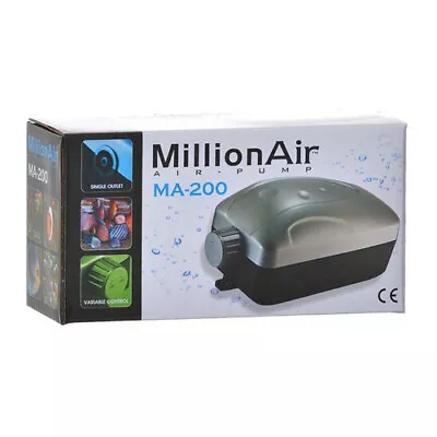 Million Air Pump MA200 - 1 Air Outlet (30 Gallon Tank) • $59.58