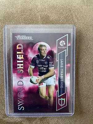 2024 NRL TRADERS TITANIUM SWORD & SHIELD Cards Jake Trbojevic Manly Sea Eagles • $5