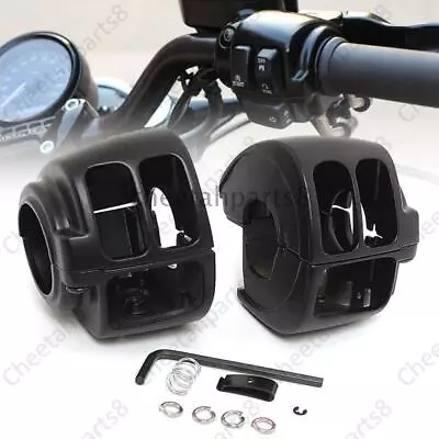 $29.13 • Buy Black Switch Housing Cover For Harley Touring Road King Softail Dyna Wide Glide