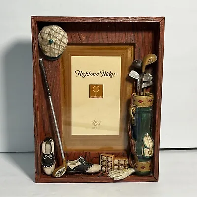 Vintage Russ Golf 3D Shadowbox Picture Frame • $29.99