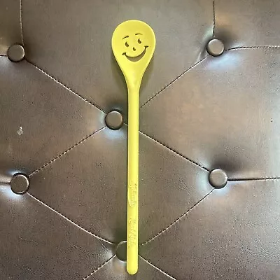 Vintage Kool-Aid Man Smiley Face Splenda Stirring Spoon Yellow Summer Advert 12” • $20