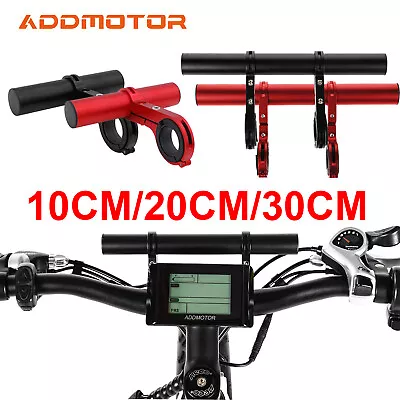 Bike Handlebar Extender Extension Bicycle Bar Mount Headlight GPS Holder Bracket • $13.99