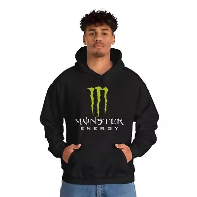 Unleash Beast Monster Energy Gaming Racing Sports Black Unisex Hoodie Sweatshirt • $47.49