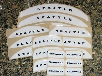 SEATTLE SEAHAWKS Bumper Football Helmet Decal Qty (1) FULL Sz 3M 20MIL • $5.25