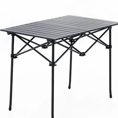 Adventure Kings Aluminium Roll Up Camping Table Outdoor Picnic BBQ Portable 4WD • $59.95