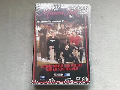 Miami Ink - Series 5 - Complete (Box Set) (DVD 2009) Brand New Sealed • £9.99