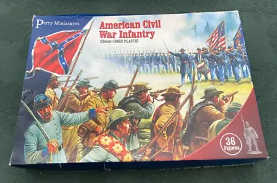 Perry Miniatures American Civil War Infantry 1861-1865 28mm Hard Plastic • £19