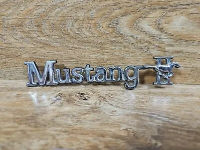 Vintage Ford Mustang II Emblem Metal Badge Collectible • $30