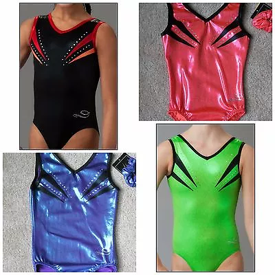 $34.95 • Buy NWT Dreamlight Lime Foil Mystique Rhinestones Competition Gymnastics Leotard
