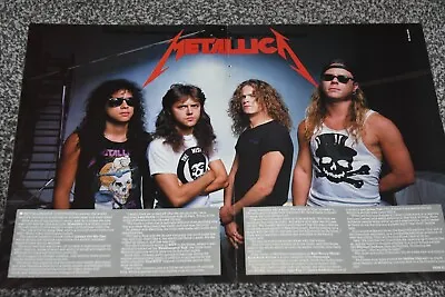 METALLICA Band A3 Size Glossy Music Magazine Promo ART Poster 2 • £4.99