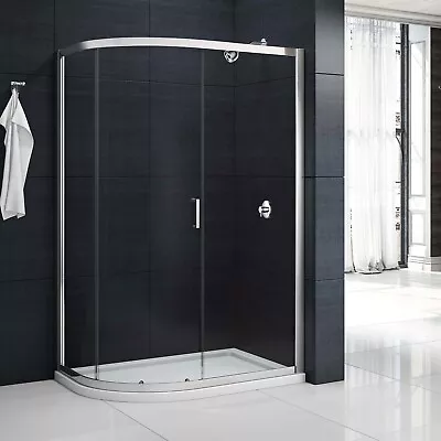 Merlyn Mbox 1-Door Offset Quadrant Shower Enclosure 1200mm X 900mm - 6mm Glass • £399.95