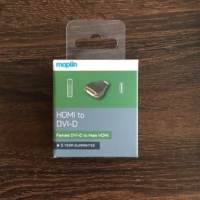 HDMI To DVI-D DVI-D To Male HDMI • £1.90