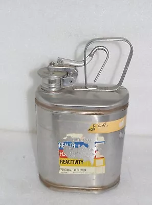 Vintage Eagle Mfg Co No 1301 Stainless Steel Safety Gas Can 1 Gallon #2 • $39.99