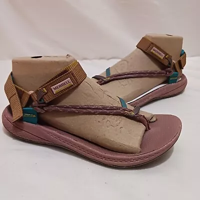 Merrell Womans Bravada Cord Wrap Sport Sandal Burlwood J004172 Size 10 • $29.99