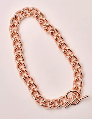 Copper Chain Link Bracelet Medium - 8  Long CB3 • £7.99