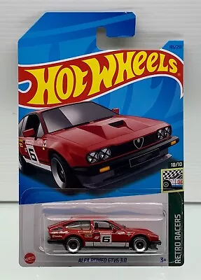 Hot Wheels Retro Racers Red Alfa Romeo GTV6 3.0 Car 10/10 • $4.95