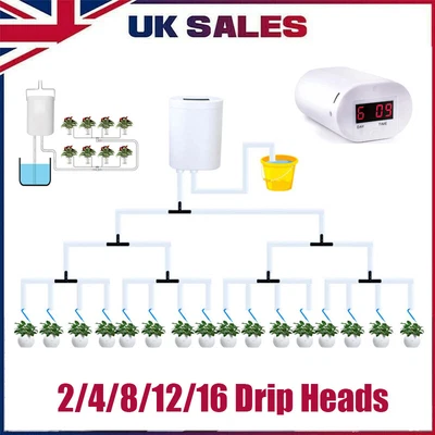 £13.89 • Buy Automatic Drip Irrigation System Kit Plant Timer Self Watering Garden Hose