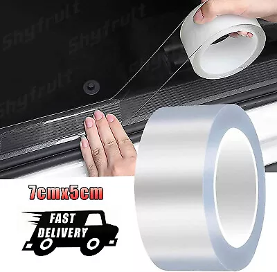 Car Accessories Door Plate Sill Scuff Cover Anti Scratch Decal Sticker Protector • $9.98