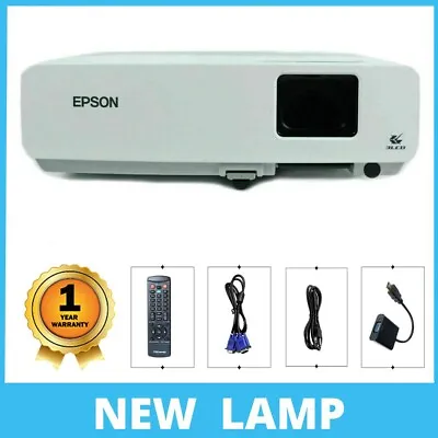 NEW LAMP - Epson 83+ 3LCD Projector 2200 Lumens HD W/HDMI-Adapter W/Bundle • $146.28