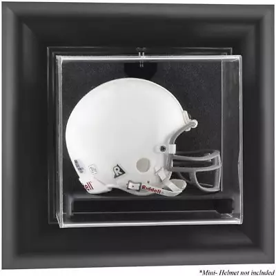 Black Framed Wall-Mountable Mini Helmet Display Case • $68.61