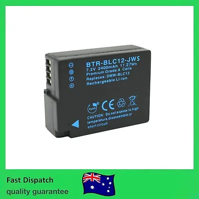 BLC12 Battery 2200mAh For Panasonic DMW-BLC12E Battery (Suits G85) • $28.10