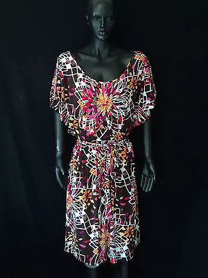 Melissa Masse Made To Measure Rayon/spandex Floral Dress  Size 1x Nwt • $39.99