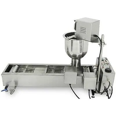 New Automatic Stainless Steel Mini Donut Maker Donut Making Machine 3 Sizes CE R • $1080.61