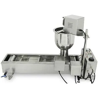 New Automatic Stainless Steel Mini Donut Maker Donut Making Machine 3 Sizes CE T • $1196.10