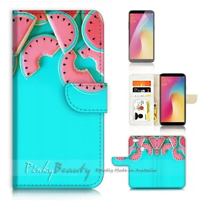 $12.99 • Buy ( For Oppo A73 ) Flip Wallet Case Cover P21753 Watermelon