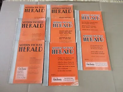 Vintage Motion Picture Herald Better Theatres Magazine Lot Of 8 Magazines    4 • $311.20