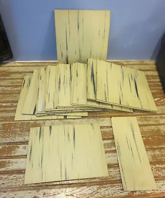 Vtg Lot Of 26 Whole (2 Partial) Congoleum Plastic Linoleum Flooring Tiles 9”x 9” • $100