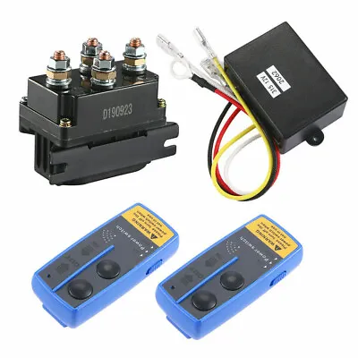 12V 500A Electric Winch Solenoid Relay For 7000lb-15000lb Winch Remote Control • $55.84