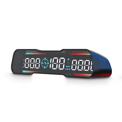 Car 7  HUD GPS Speedometer SUV Head Up Display Overspeed Alarm Mileage Clock G19 • $29.12