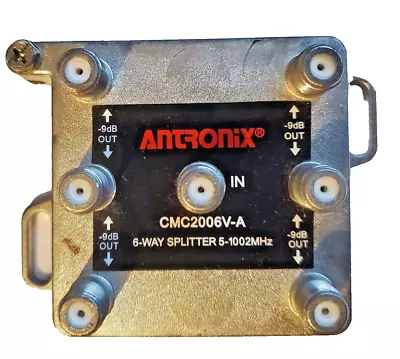 Antronix 6-way RG6 Splitter Coaxial Signal CMC2006V Cable HDTV 1GHz 1002MHz • $8.95