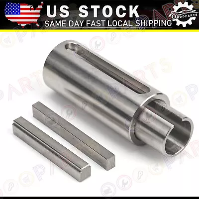 $20.99 • Buy 5/8  To 1  W/ 3/16  Key Gas Engine Pulley Crank Shaft Sleeve Adapter Predator