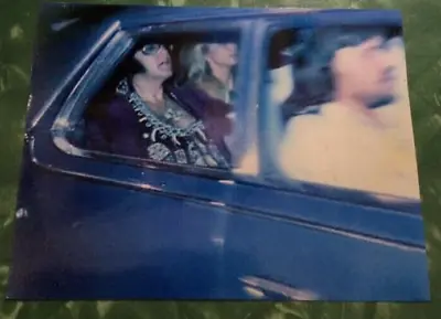 Elvis Presley- RARE 5X4 COLOR 1975 In Car Candid With Linda And Sonny! • $1.25
