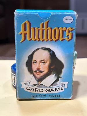 1950's Vintage Authors Card Game By Whitman 44 Cards For Play Or Creative Use • $12