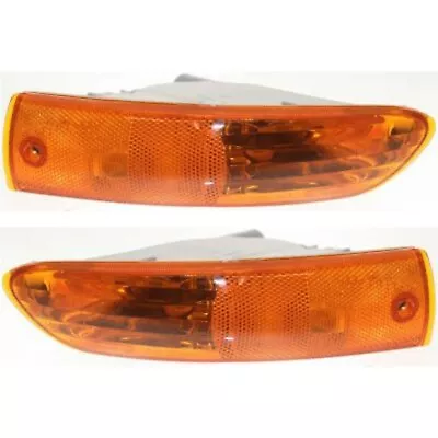 Turn Signal Light For 2002-2005 Mitsubishi Eclipse Plastic Lens LH & RH Set Of 2 • $22.73