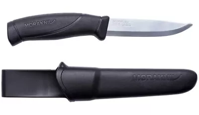 Morakniv Companion Black 14201 Knife Hunting Skinning 12141 8.5  Sweden • $10.49